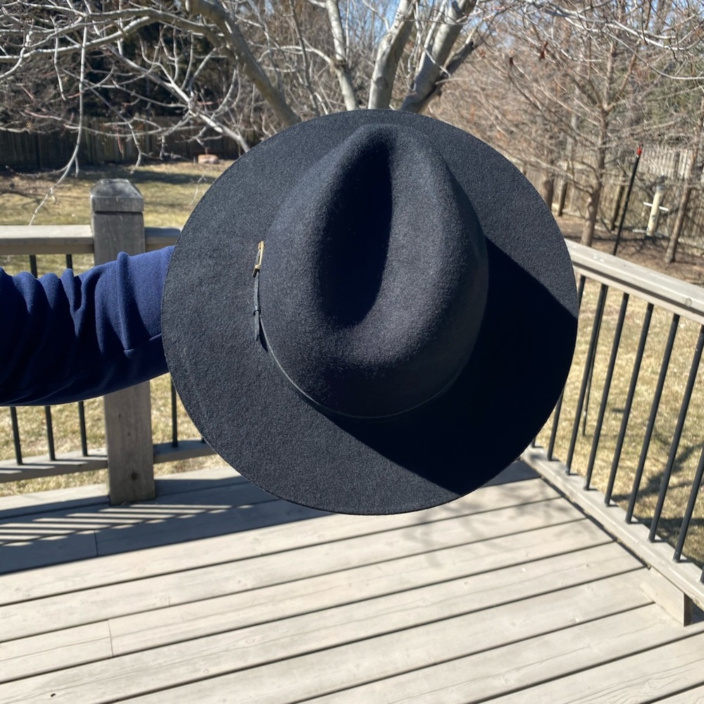 Urban Outfitters Staring at Stars Black Felt Hat